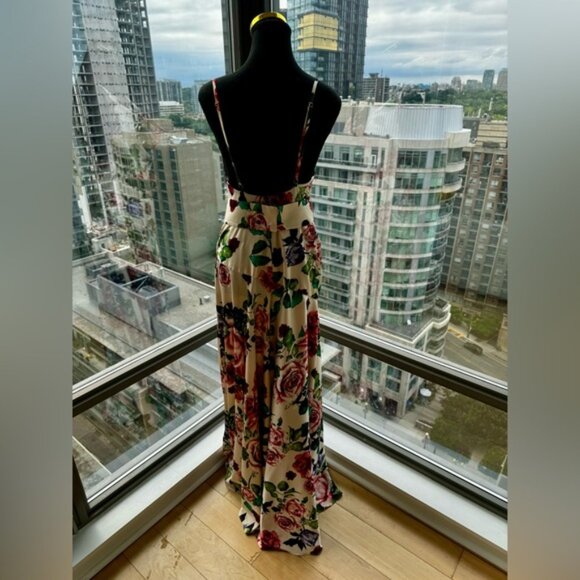 🆕 BRONX & BANCO 🧿 NWOT Leo Floral Print Maxi Gown - Size XS / US 2 - Picture 9 of 16